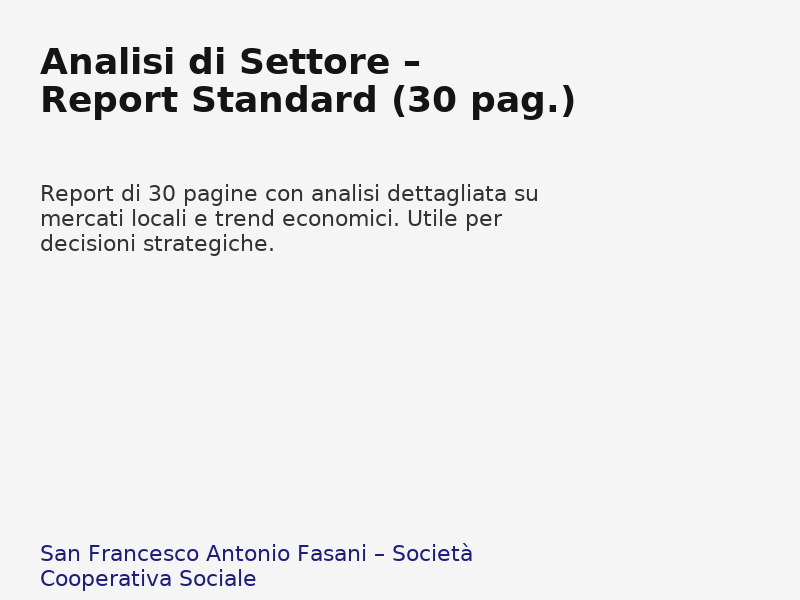 Analisi_di_Settore__Report_Standard_30_pag - Pacchetti editoriali che integrano produzione distribuzione e attività educative