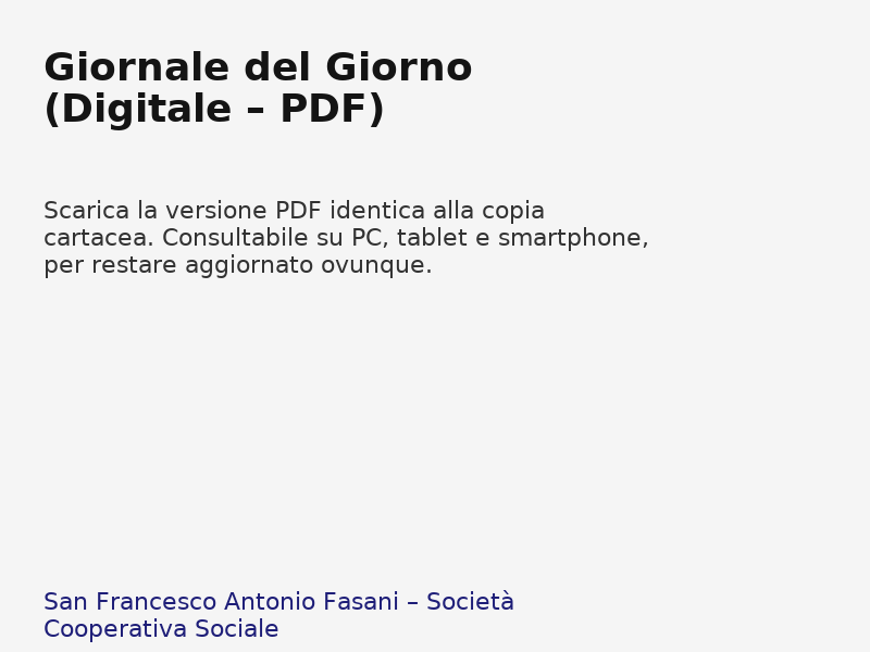 Giornale_del_Giorno_Digitale - Pacchetti editoriali che integrano produzione distribuzione e attività educative