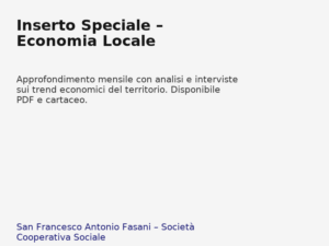 Inserto_Speciale__Economia_Locale - Pacchetti editoriali che integrano produzione distribuzione e attività educative