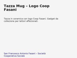 Tazza Mug – Logo Coop Fasani
