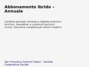 Abbonamento_Ibrido__Annuale - Pacchetti editoriali che integrano produzione distribuzione e attività educative